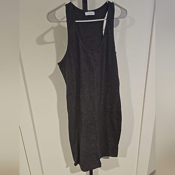 la clef Dresses & Skirts - LA clef xl guc dark gray mini dress